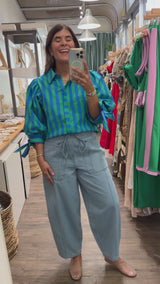 Green & Blue Stripes