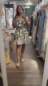 PRE-ORDER Black Contrast Dress