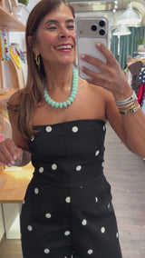 Black & White Polka Dots Jumpsuit