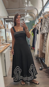 Black & White Detail Dress