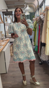 Ivory Embroidered Detail Dress