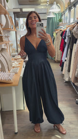 Dark Denim Jumpsuit