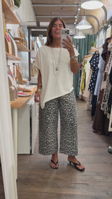 Ivory Asymmetrical Top