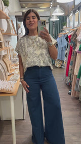 Snake Print Top