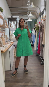 Green Shift Dress