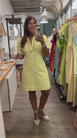 Yellow Polka Dots Dress