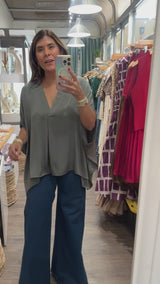 Grey Tunic Top